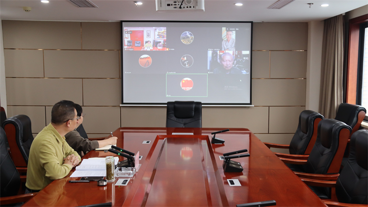 集團(tuán)公司出席與上海向陽公益基金會(huì)、 供銷總社青島公司、國科凱信集團(tuán)交流合作視頻會(huì)